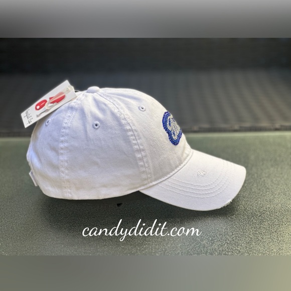 Fun! Handmade Four Letter Word Bling Ponytail Ball Cap By Candy Did It! - Picture 7 of 11